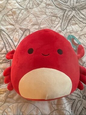 Squishmallows “Carlos” Red Crab Plush